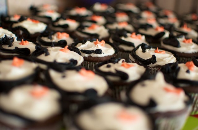 penguin cupcakes 1st birthday party down syndrome baby