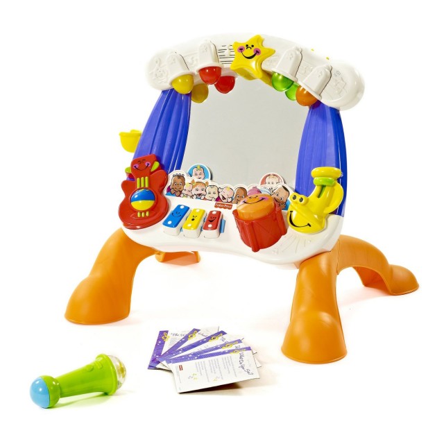 baby toy with mirror and music