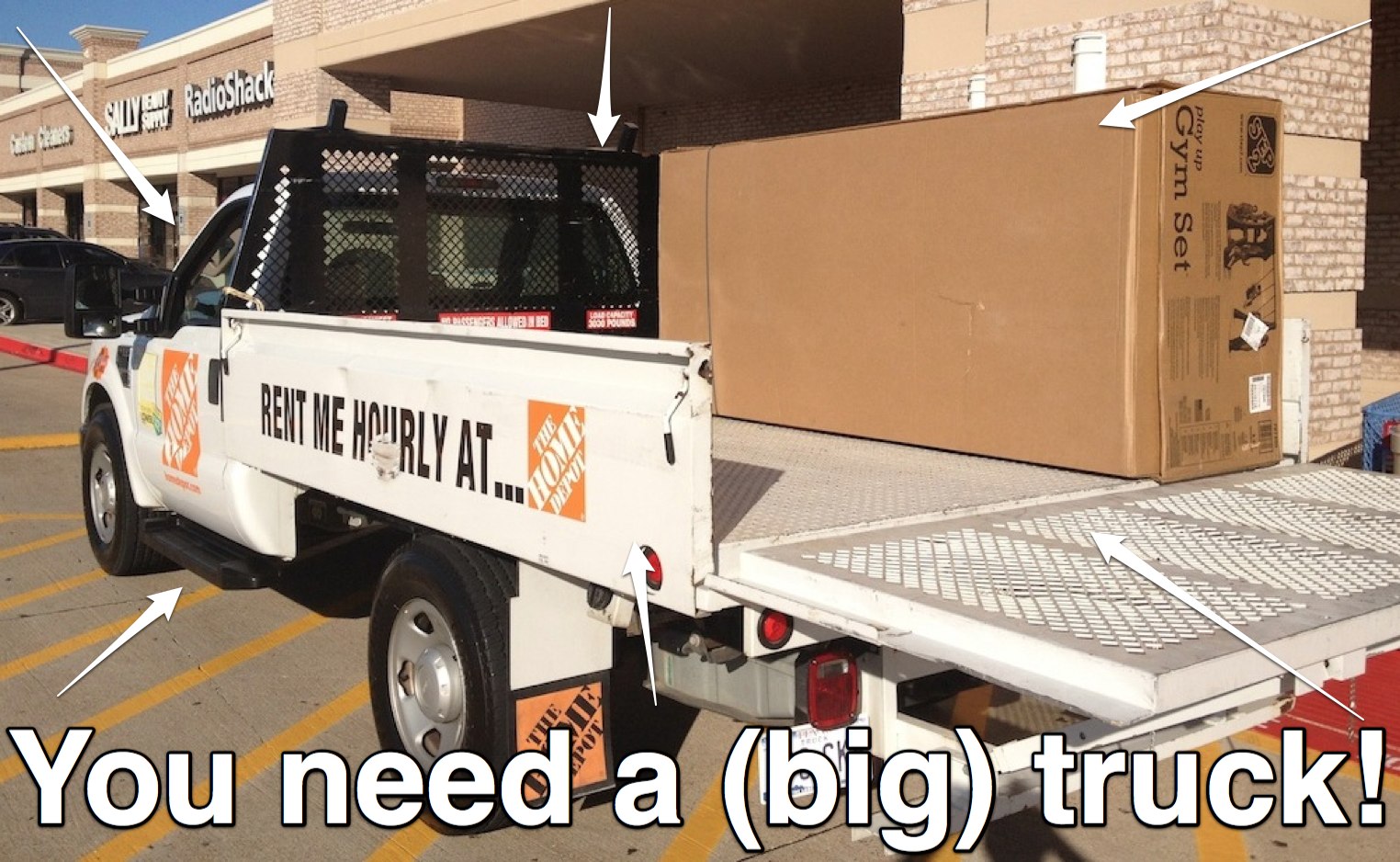 Dump truck rental home depot in charlotte, north carolina 