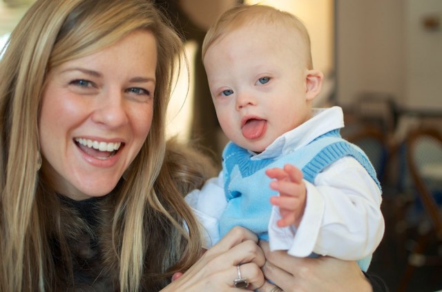 rebekah lyons playing with baby noah