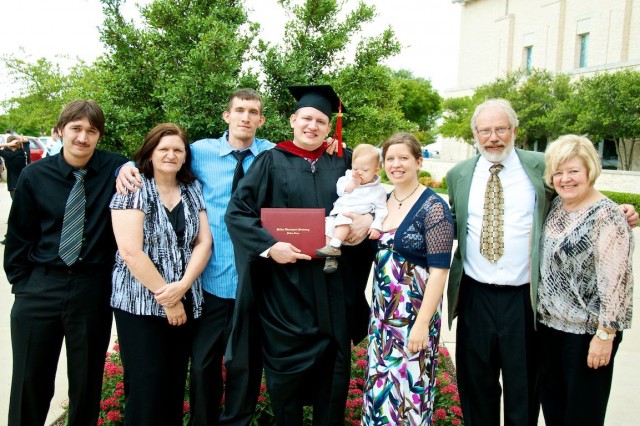 family picture after thm dallas seminary graduation