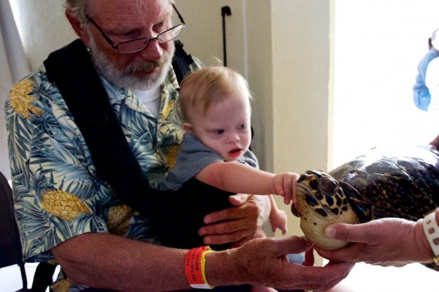 down syndrome child florida turtle hospital vacation 1