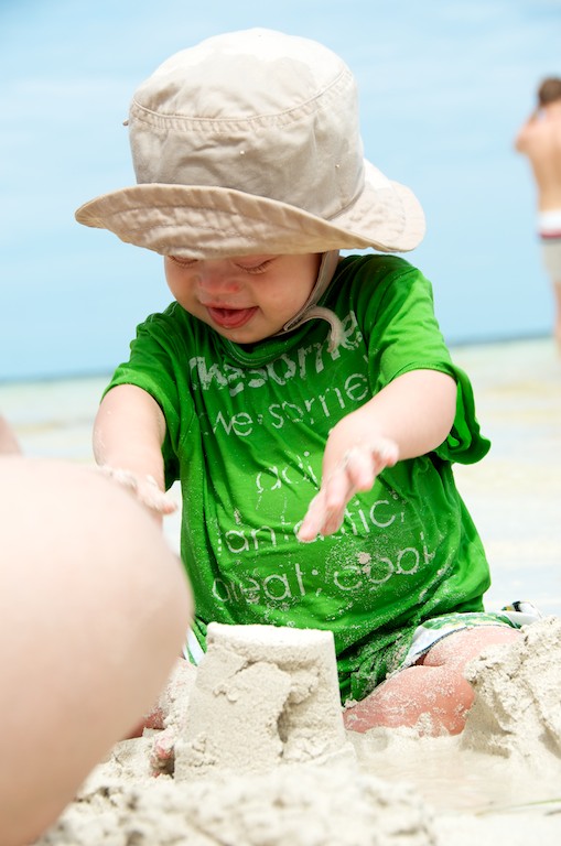 kids beach sombero beach playing florida special needs 5