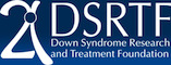 the logo for the down syndrome research treatment foundation dsrtf