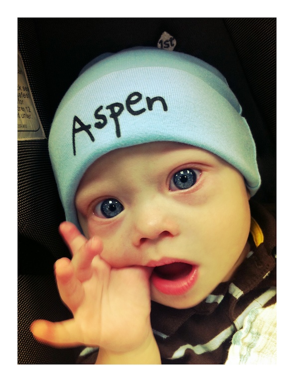aspen colorado cute down syndrome baby hat