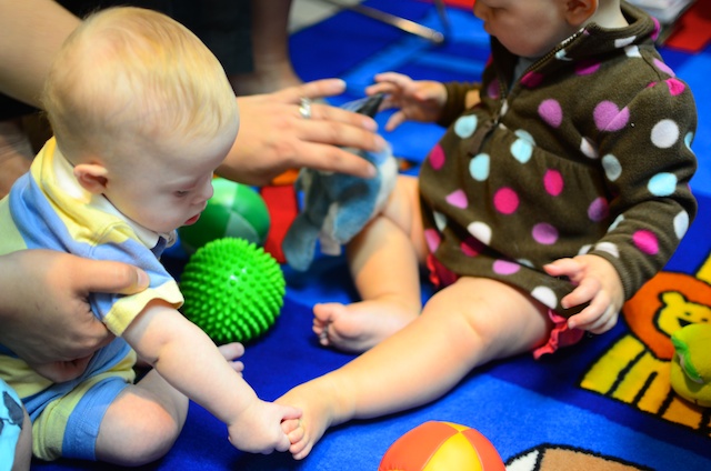 library story time down syndrome baby boy play