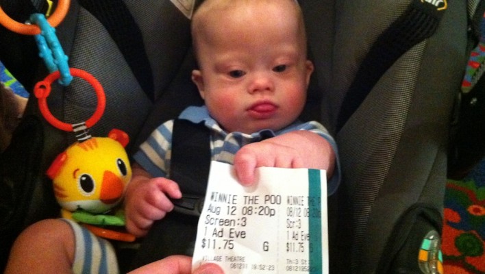 baby with downs syndrome winnie the pooh movie