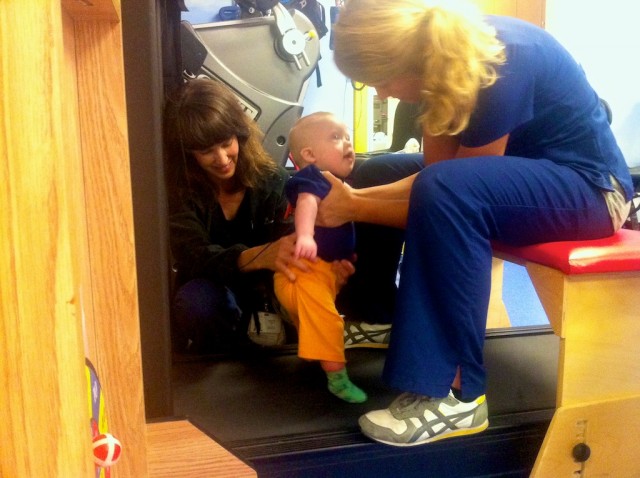 treadmill therapy for child with downs syndrome