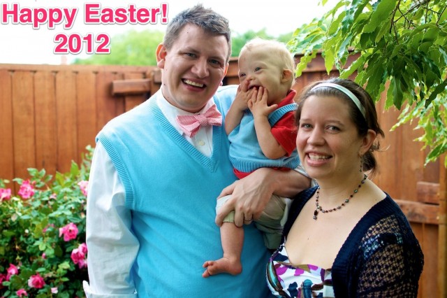 happy easter down syndrome baby