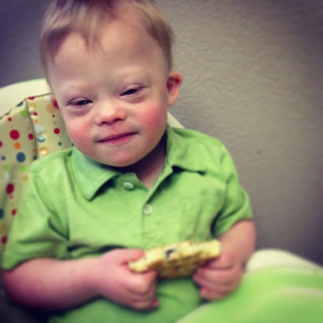 6 Pictures Of My Toddler With Down Syndrome Eating Eggo Waffles