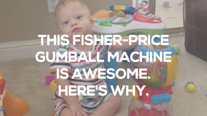 fisher price laugh Learn count color gumball machine review