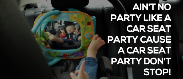 baby dancing in car seat down syndrome