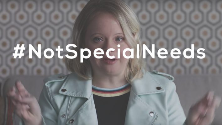not special needs video girl from glee