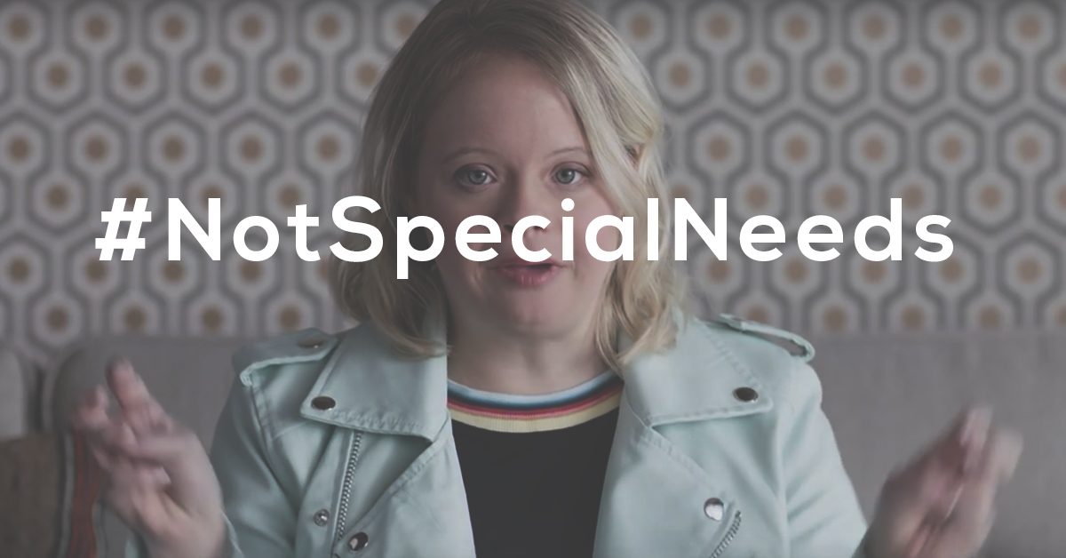 not special needs video girl from glee